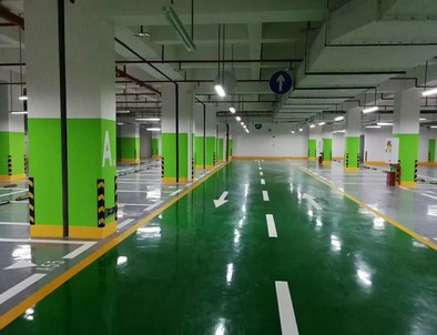 萍乡停车场标线施工